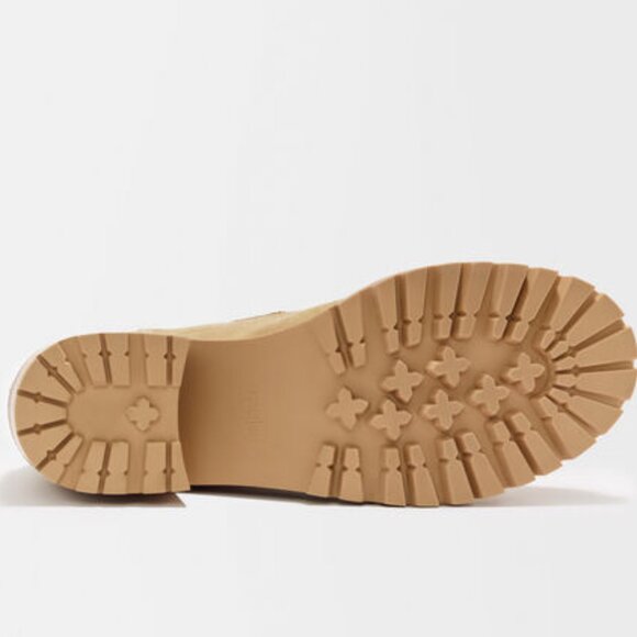 NEW MAJE Suede Lace Up Booties sand for women 1061tn - Picture 3 of 8